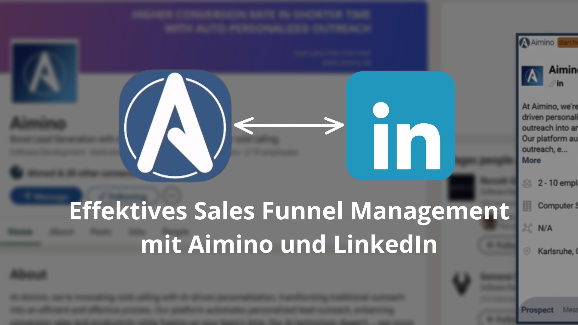 Effektives Sales Funnel Management mit Aimino und LinkedIn