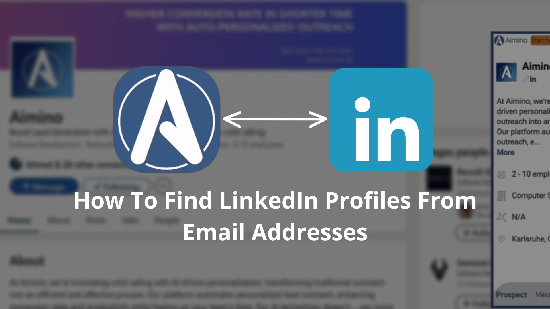 How To Find LinkedIn Profiles From Email Addresses